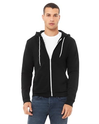 Bella + Canvas 3739 Unisex Full-Zip Hooded Sweatshirt