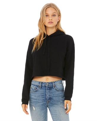 Bella + Canvas 7502 Womens Cropped Fleece Hoodie