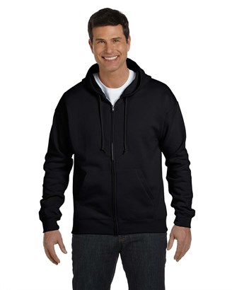 Hanes P180 Ecosmart Full-Zip Hooded Sweatshirt