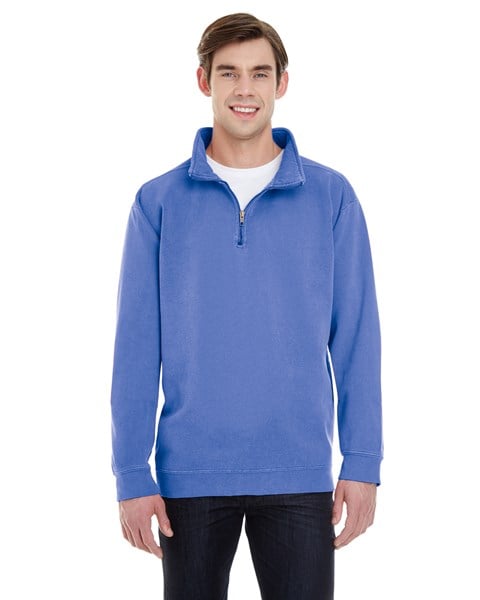 Comfort Colors 1580 Garment-Dyed Quarter Zip Sweatshirt 