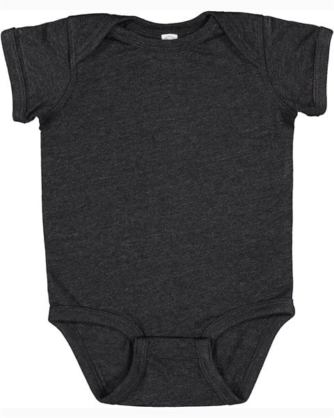 Rabbit Skins - Infant Fine Jersey Bodysuit - 4424 - Natural Heather - Size:  18M 