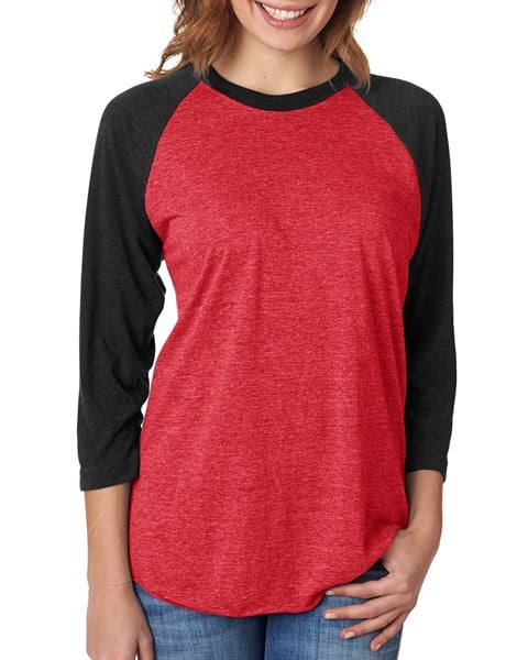 Next Level 6051 - Unisex Triblend Three-Quarter Raglan T-Shirt