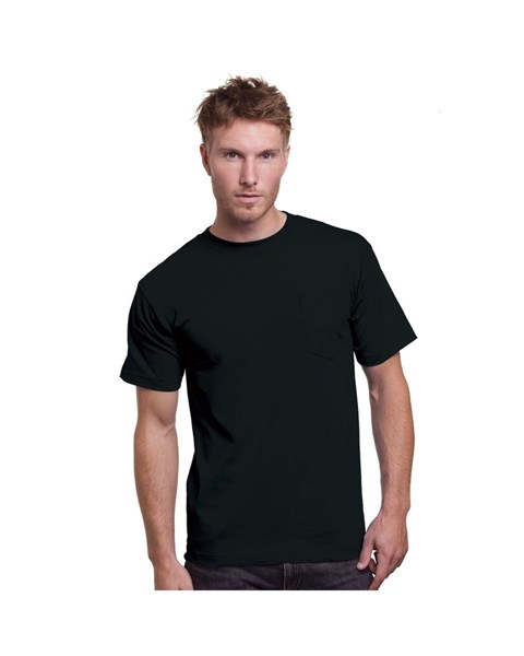 Bayside 3015 Union-Made Short Sleeve T-Shirt with a Pocket