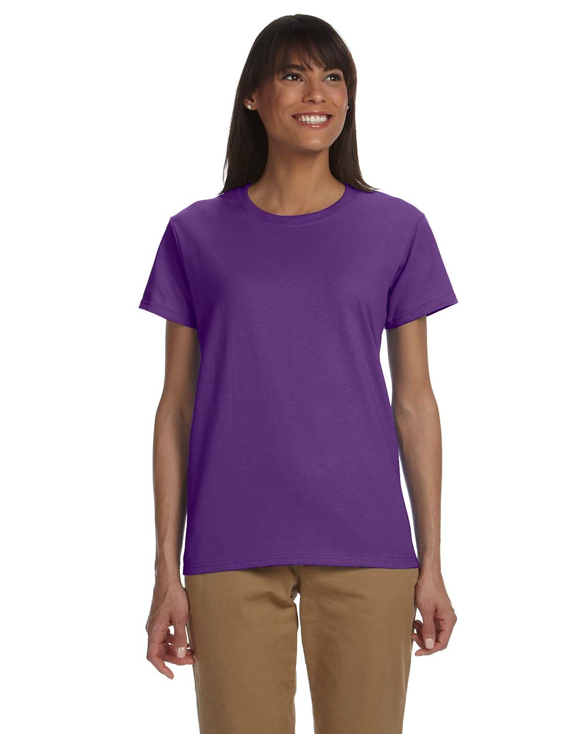 Gildan 2000L Women's Ultra Cotton T Shirt   Dark Heather | FullSourcecom