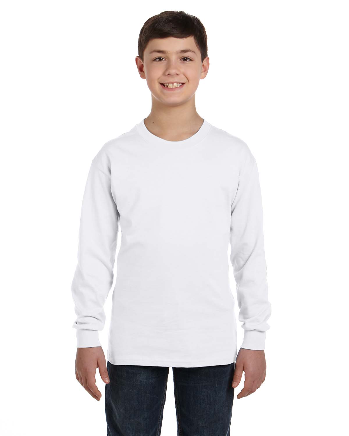 Gildan 5400B Heavy Cotton Youth Long Sleeve T-Shirt