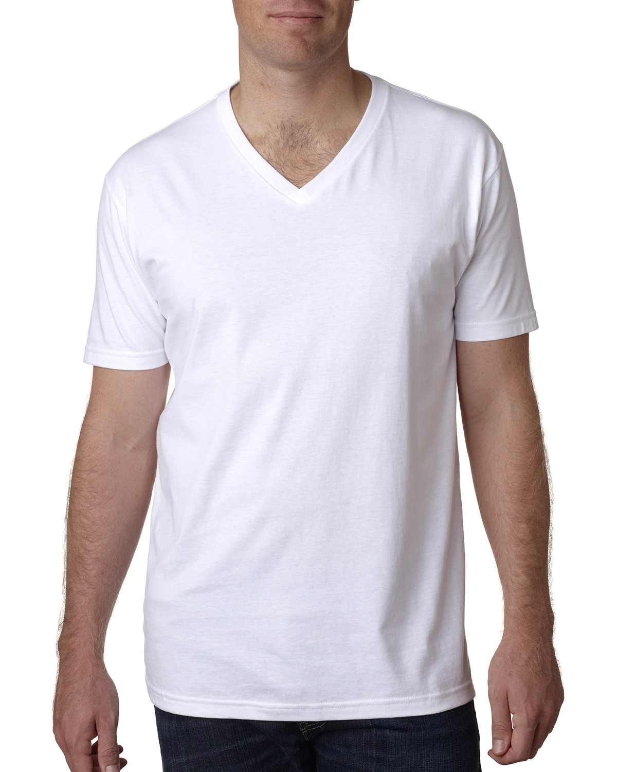 Next Level 3200 Premium Short Sleeve V Neck T-shirt Wholesale