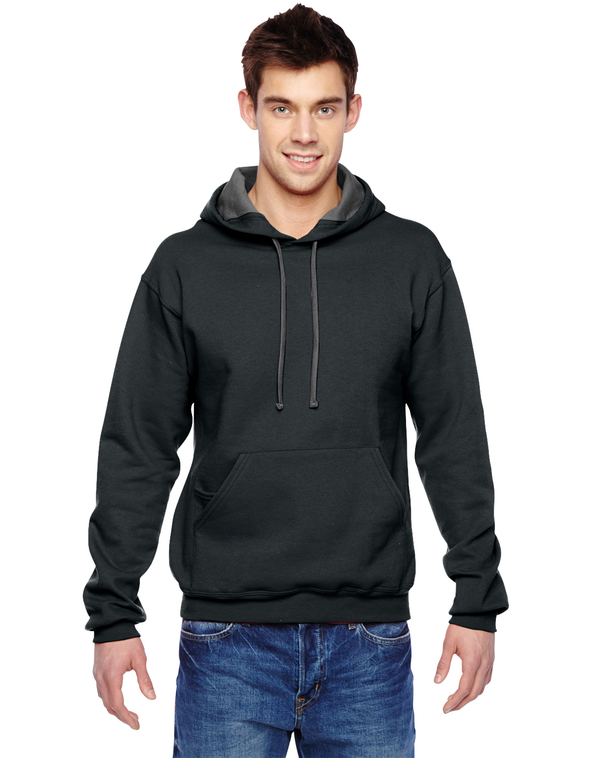 Fruit of the Loom SF76R Sofspun Hooded Pullover Sweatshirt