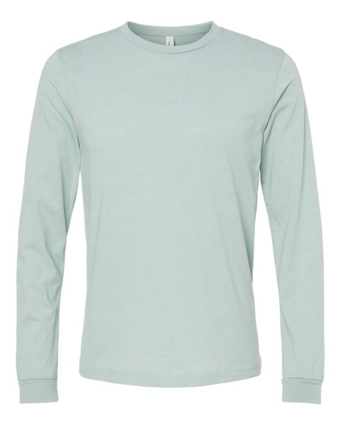 BELLA + CANVAS 3501CVC Heather CVC Long Sleeve Tee