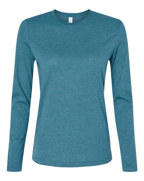 Bella + Canvas 6500 Women\\\\\\\'s Long Sleeve Jersey Tee