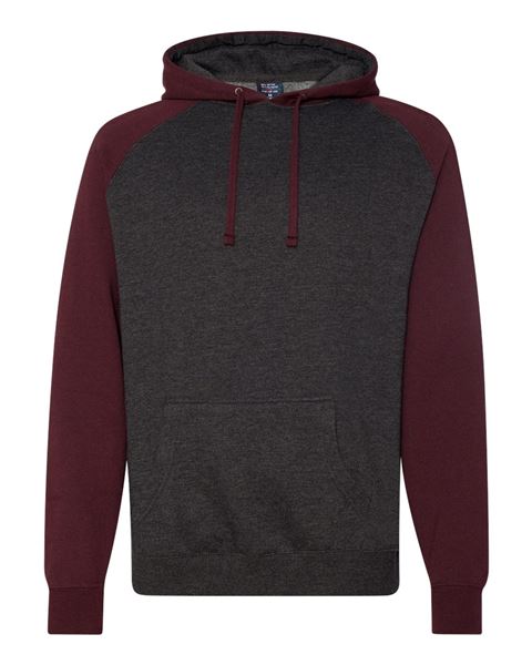 Independent Trading Co. IND40RP Raglan Hooded Pullover