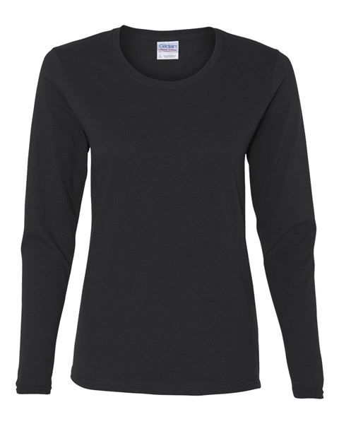 Gildan 5400L Heavy Cotton Women\\\\\\\'s Long Sleeve T-Shirt