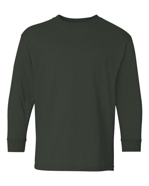 Gildan 5400B Heavy Cotton Youth Long Sleeve T-Shirt