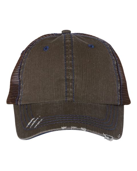 Mega Cap 6990 Unstructured Trucker Cap