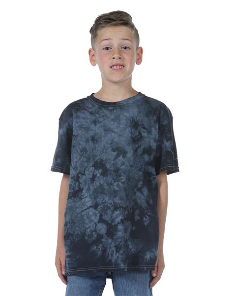 Dyenomite 20BCR Youth Crystal Tie Dye T-Shirt