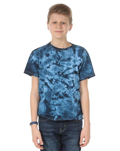 Dyenomite 20BCR Youth Crystal Tie Dye T-Shirt