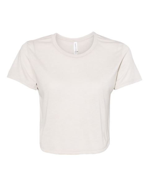 Bella + Canvas 8882 Womens Flowy Cropped Tee