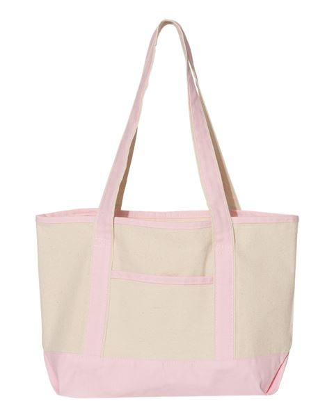 Q-Tees Q125800 20L Small Canvas Deluxe Tote