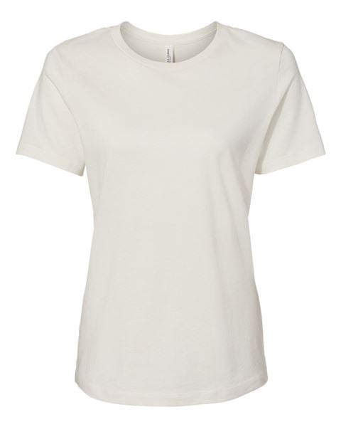 Blank BELLA CANVAS 6400 Women's Relaxed Fit White Tshirts, Very