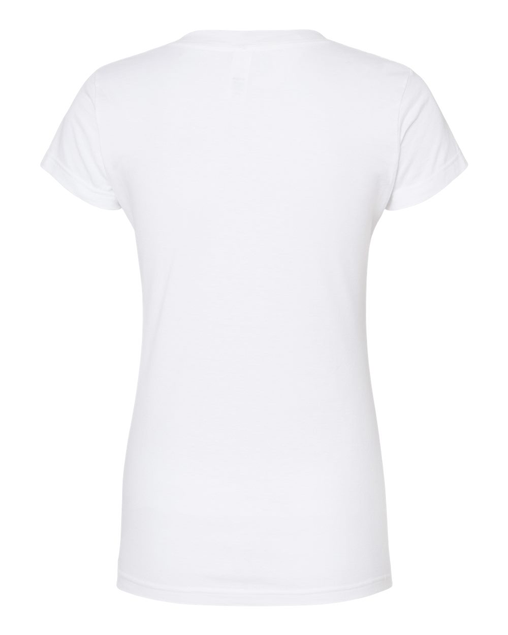 Tultex 214 Women's Slim Fit Fine Jersey V-Neck T-Shirt