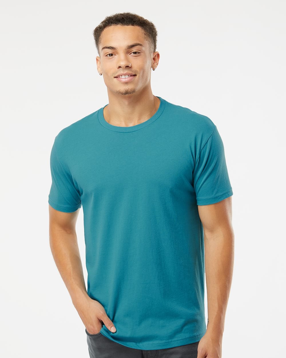 Next Level 3600 Unisex Cotton T Shirt - Light Blue - L
