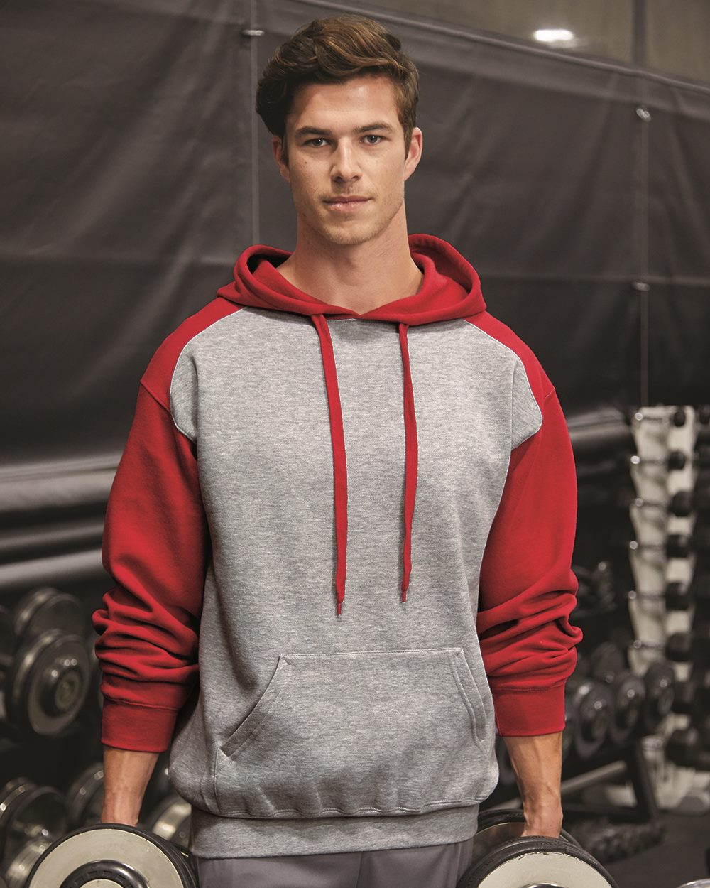 Badger 1249 Sport Athletic Fleece Hooded Sweatshirt