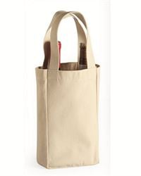 Liberty Bags 1726 10 Ounce Cotton Canvas Double Bottle Wine Tote
