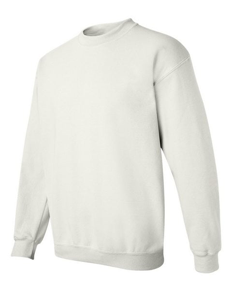 gildan white crew neck